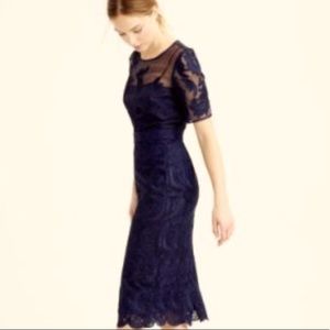 J. Crew Collection Silk Lace 2pc Set Skirt & Top